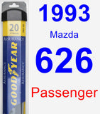 Passenger Wiper Blade for 1993 Mazda 626 - Assurance