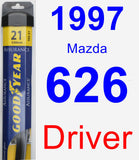 Driver Wiper Blade for 1997 Mazda 626 - Assurance