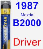 Driver Wiper Blade for 1987 Mazda B2000 - Assurance