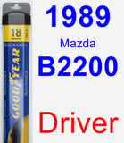 Driver Wiper Blade for 1989 Mazda B2200 - Assurance