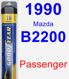 Passenger Wiper Blade for 1990 Mazda B2200 - Assurance