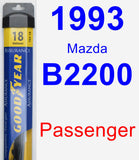 Passenger Wiper Blade for 1993 Mazda B2200 - Assurance