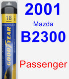 Passenger Wiper Blade for 2001 Mazda B2300 - Assurance