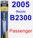 Passenger Wiper Blade for 2005 Mazda B2300 - Assurance