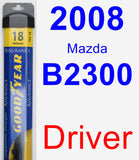 Driver Wiper Blade for 2008 Mazda B2300 - Assurance