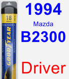 Driver Wiper Blade for 1994 Mazda B2300 - Assurance