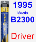 Driver Wiper Blade for 1995 Mazda B2300 - Assurance