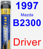 Driver Wiper Blade for 1997 Mazda B2300 - Assurance