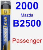 Passenger Wiper Blade for 2000 Mazda B2500 - Assurance