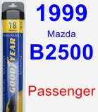 Passenger Wiper Blade for 1999 Mazda B2500 - Assurance