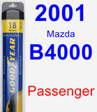 Passenger Wiper Blade for 2001 Mazda B4000 - Assurance