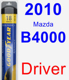 Driver Wiper Blade for 2010 Mazda B4000 - Assurance