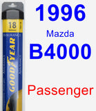 Passenger Wiper Blade for 1996 Mazda B4000 - Assurance