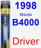 Driver Wiper Blade for 1998 Mazda B4000 - Assurance