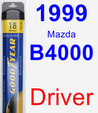 Driver Wiper Blade for 1999 Mazda B4000 - Assurance