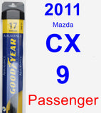 Passenger Wiper Blade for 2011 Mazda CX-9 - Assurance