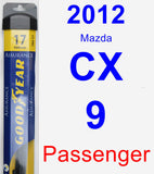 Passenger Wiper Blade for 2012 Mazda CX-9 - Assurance