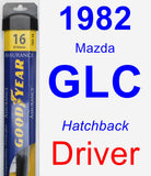 Driver Wiper Blade for 1982 Mazda GLC - Assurance