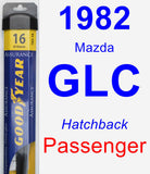 Passenger Wiper Blade for 1982 Mazda GLC - Assurance