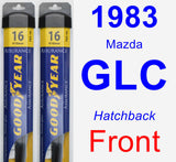 Front Wiper Blade Pack for 1983 Mazda GLC - Assurance