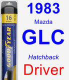 Driver Wiper Blade for 1983 Mazda GLC - Assurance