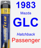 Passenger Wiper Blade for 1983 Mazda GLC - Assurance