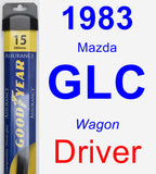 Driver Wiper Blade for 1983 Mazda GLC - Assurance
