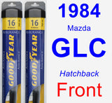 Front Wiper Blade Pack for 1984 Mazda GLC - Assurance