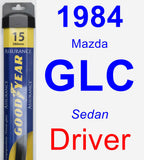 Driver Wiper Blade for 1984 Mazda GLC - Assurance