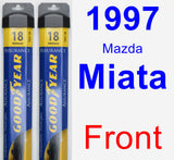 Front Wiper Blade Pack for 1997 Mazda Miata - Assurance