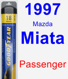 Passenger Wiper Blade for 1997 Mazda Miata - Assurance