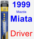 Driver Wiper Blade for 1999 Mazda Miata - Assurance