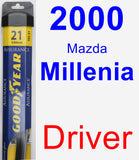 Driver Wiper Blade for 2000 Mazda Millenia - Assurance