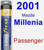 Passenger Wiper Blade for 2001 Mazda Millenia - Assurance