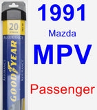 Passenger Wiper Blade for 1991 Mazda MPV - Assurance