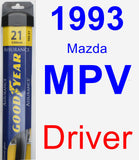 Driver Wiper Blade for 1993 Mazda MPV - Assurance