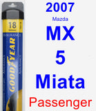 Passenger Wiper Blade for 2007 Mazda MX-5 Miata - Assurance