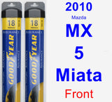 Front Wiper Blade Pack for 2010 Mazda MX-5 Miata - Assurance