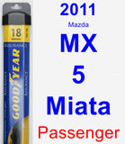 Passenger Wiper Blade for 2011 Mazda MX-5 Miata - Assurance