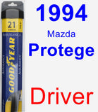 Driver Wiper Blade for 1994 Mazda Protege - Assurance