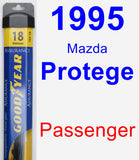 Passenger Wiper Blade for 1995 Mazda Protege - Assurance