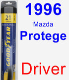 Driver Wiper Blade for 1996 Mazda Protege - Assurance