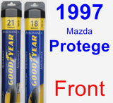 Front Wiper Blade Pack for 1997 Mazda Protege - Assurance