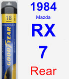 Rear Wiper Blade for 1984 Mazda RX-7 - Assurance