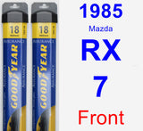 Front Wiper Blade Pack for 1985 Mazda RX-7 - Assurance