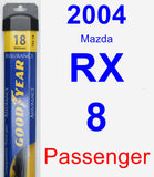 Passenger Wiper Blade for 2004 Mazda RX-8 - Assurance