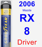 Driver Wiper Blade for 2006 Mazda RX-8 - Assurance