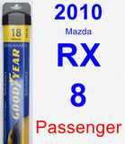 Passenger Wiper Blade for 2010 Mazda RX-8 - Assurance