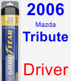 Driver Wiper Blade for 2006 Mazda Tribute - Assurance