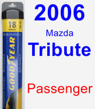 Passenger Wiper Blade for 2006 Mazda Tribute - Assurance